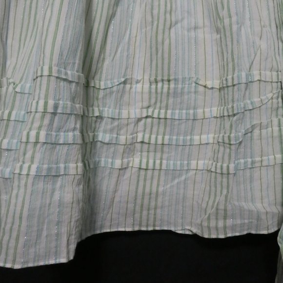 JESIRE size 36, 160/68A, striped lined skirt, side zip and tie - Picture 7 of 16